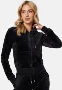 Juicy Couture Robertson Classic Velour Hoodie Black XS