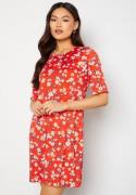 Happy Holly Blenda ss dress Red / Floral 40/42S