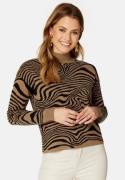 Happy Holly Parissa knitted sweater Zebra 52/54