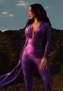 BUBBLEROOM High thigh Dress Purple 4XL