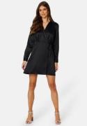 BUBBLEROOM Destinee wrap dress Black 34