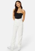 BUBBLEROOM Straight High Waist Jeans Offwhite 44