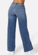 ONLY Madison Blush HW Wide Denim Medium Blue Denim M/34