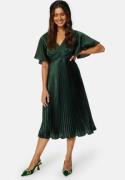 Bubbleroom Occasion Juliet Pleated Dress Dark green 36