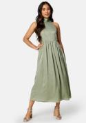 Bubbleroom Occasion Melvina Midi Dress Dusty green 2XL