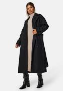 BUBBLEROOM Rue Oversized Wool Blend Coat Black L