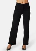 BUBBLEROOM Soft Suit Straight Trousers Petite Black M