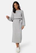 BUBBLEROOM Amira Knitted Dress Grey melange XS