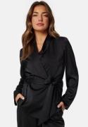 BUBBLEROOM Pilar Soft Satin  Blazer Black 38