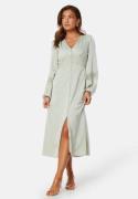 Bubbleroom Occasion  Satin Midi Dress Dusty green L