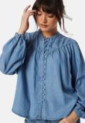ONLY Onlaverie LS denim blouse Medium Blue Denim S