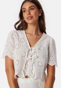 BUBBLEROOM Amela Broderie Anglaise Blouse White XS