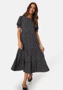 Happy Holly Tris Dress Black/Patterned 40/42