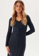 Happy Holly Knitted Dress Dark blue/Melange 52/54