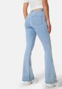 BUBBLEROOM Tove High Waist Flared Superstretch Bleached denim 50