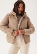 Pieces Pcbee New Short  puffer Jacket Silver Mink S