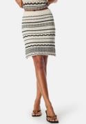 VERO MODA Vmminou Nw Short Skirt Birch Detail:w. Black L