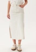 VILA Vinus Hw Midi Denim Skirt Cloud Dancer XL