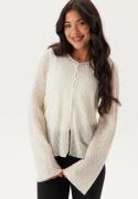 Happy Holly Trumpet Sleeve Lace Cardigan Offwhite 32/34