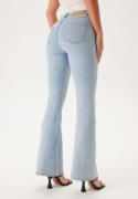 BUBBLEROOM High Flare Superstretch Jeans Bleached denim 40