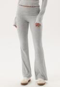 ONLY Onlglamour Fold Down Pant Light Grey Melange L