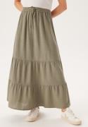 Happy Holly Linen Maxi Skirt Khaki green 48/50