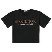 Lyhythihainen t-paita Calvin Klein Jeans  CK REPEAT FOIL BOXY T-SHIRT ...