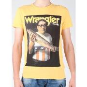T-paidat & Poolot Wrangler  S/S graafinen T-paita W7931EFNG  EU M
