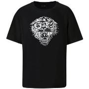 Lyhythihainen t-paita Ed Hardy  Tiger-glow t-shirt black  EU M