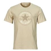 Lyhythihainen t-paita Converse  CHUCK PATCH TEE BEACH STONE / WHITE  E...