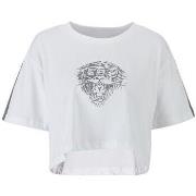 T-paidat & Poolot Ed Hardy  Tiger glow crop top white  EU S