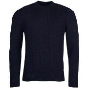 Neulepusero Barbour  Essential Pullover Cable Knit - Navy  EU L