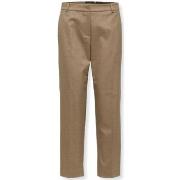 Housut Selected  W Noos Ria Trousers - Camel  FR 34