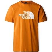 T-paidat & Poolot The North Face  Easy T-Shirt - Desert Rust  EU S