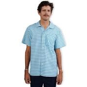 Pitkähihainen paitapusero Brava Fabrics  Stripes Shirt - Blue  EU S