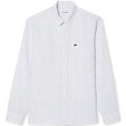 Pitkähihainen paitapusero Lacoste  Regular Fit Linen Shirt CH6985 - Bl...