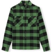 Pitkähihainen paitapusero Dickies  New Sacramento Shirt - Green  EU S