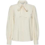 Paita Y.a.s  YAS Noos Pil Bow Shirt - Birch  EU S