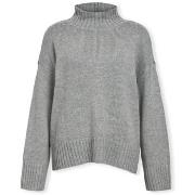 Neulepusero Object  Noos Agnes LO Knit - Medium Grey Melange  EU S