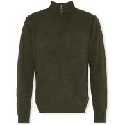 Neulepusero Barbour  Lambswool Half Zip Knit - Seaweed  EU XL