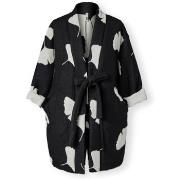 Paksu takki Wendy Trendy  Jacket 224316 - Black/White  Yksi Koko