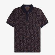 T-paidat & Poolot Fred Perry  REPEAT PRINT POLO SHIRT  EU S