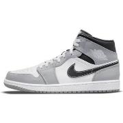 Tennarit Nike  Air Jordan 1 Mid Light Smoke Grey Anthracite (GS)  36