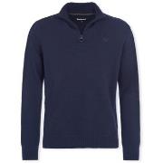 Neulepusero Barbour  Lambswool Half Zip Knit - Navy  EU M