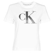 Lyhythihainen t-paita Calvin Klein Jeans  SATIN BONDED FILLED CK TEE  ...