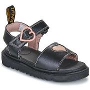 Tyttöjen sandaalit Dr. Martens  Marlowe Hearts J Black+Powder Pink  36