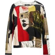 Neulepusero Desigual  JERS_COLLAGE_LACROIX 25SWJF27  EU S