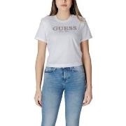 Lyhythihainen t-paita Guess  CN SS CROPPED WASHED W5GI15 K8FQ4  EU S