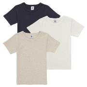 Lyhythihainen t-paita Petit Bateau  3 TEE SHIRTS MC  5 vuotta