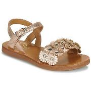 Tyttöjen sandaalit Pom d'Api  PLAGETTE MULTI FLO  28